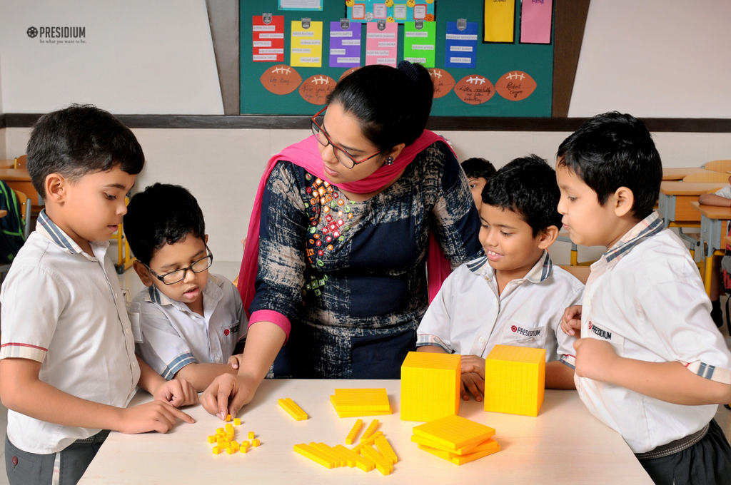 Presidium Rajnagar, DIENES BLOCK ACTIVITY BUILDS PRESIDIANS' NUMBER SENSE & REASONING